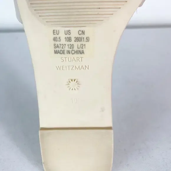 Stuart Weitzman Women's Summer Slide Sandals Size 10 - Picture 7 of 9